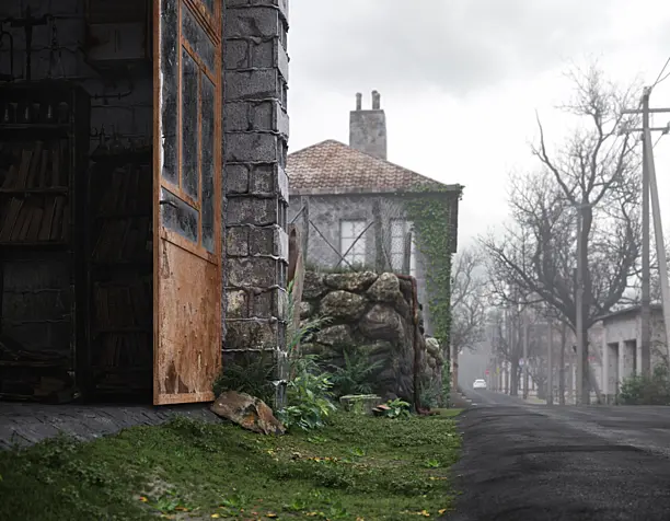Visualization from Making of "Marooned" by Saeed Amiri (сделано по референсу)