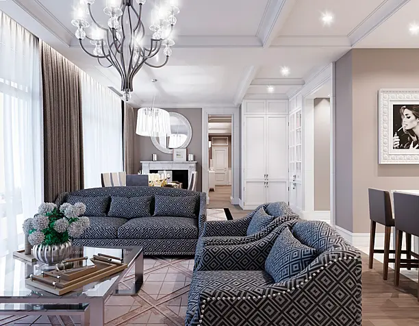 Дизайн квартиры в "ЖК Avalon Lux"