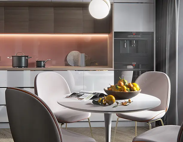 Small apartment with bright accents (сделано по референсу)