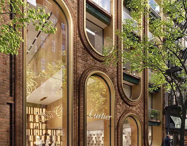 Дизайн здания Cartier в New York