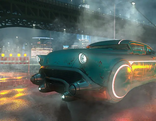 Sci-Fi flying car