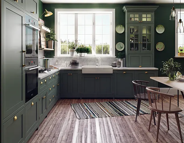 Green kitchen