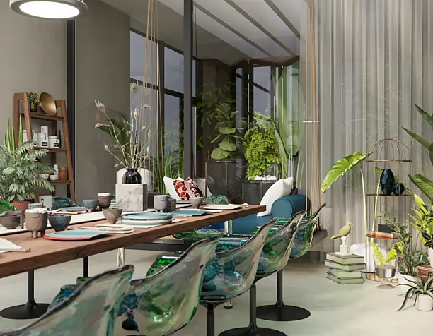 DINING ROOM."ISTRINSKY HILLS"
