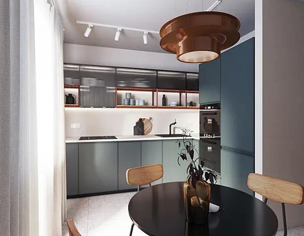 Sunny kitchen