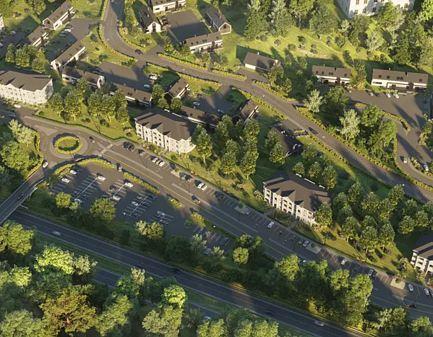 Arial view
