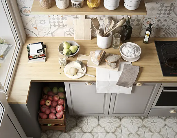 Apartment in Scandinavian style​​​​​​​ (сделано по референсу)