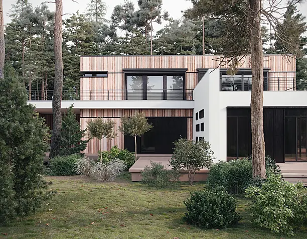 House in the forest (сделано по референсу)