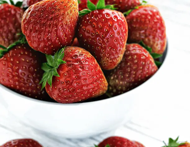 3D Strawberry CGI