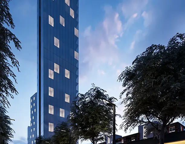 Evening exterior