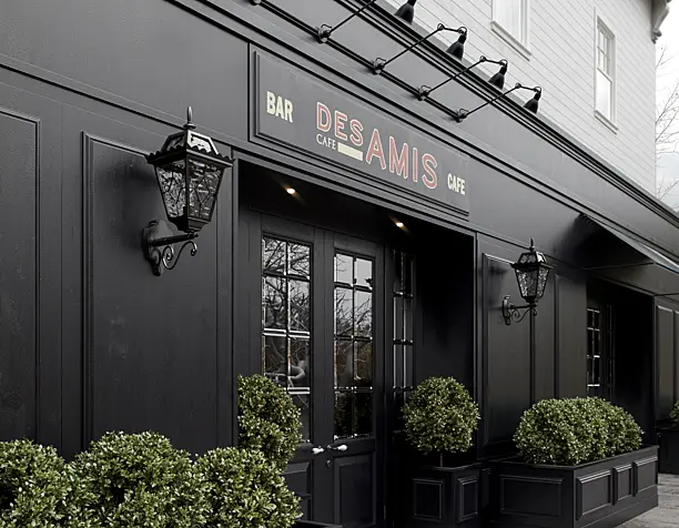 CAFE "DES AMIS "(сделано по референсу)