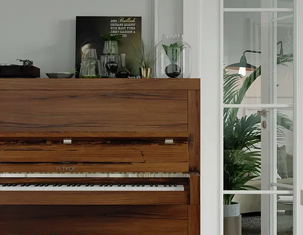 3D visualization of a bright apartment