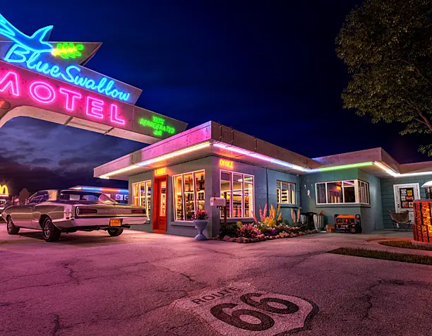 Motel Blue Swallow Route 66