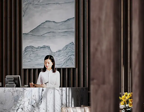 Hotel Banyan Tree Anji (сделано по референсу)