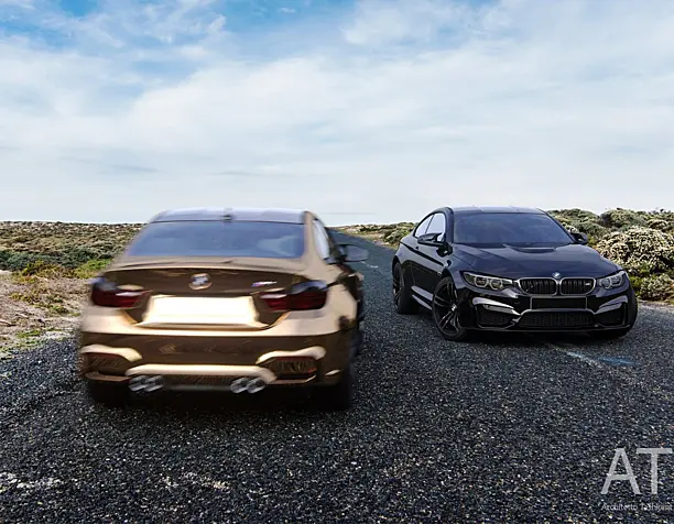 BMW M4 Desert visualization
