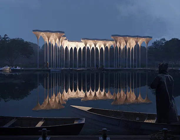 Elytra Pavillion by ICD stuttgart university