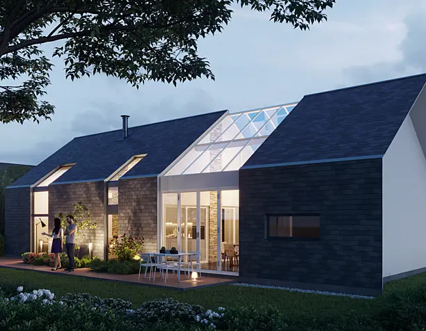 Bioclimatic 'Longère' House