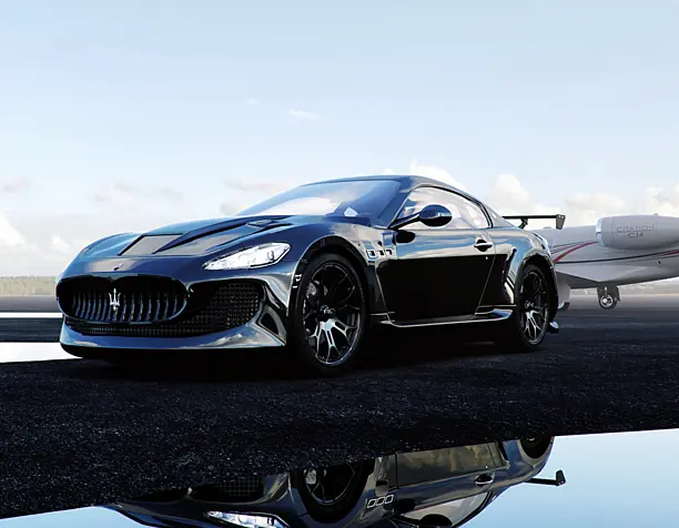 Maserati Granturismo 2018 Stock and tuned