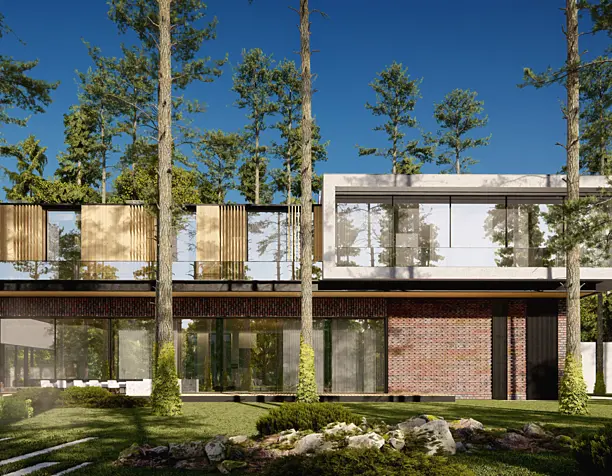 MODERN HOUSE ANIMATION. MOPS Villa