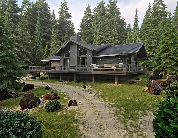 House in Mountain