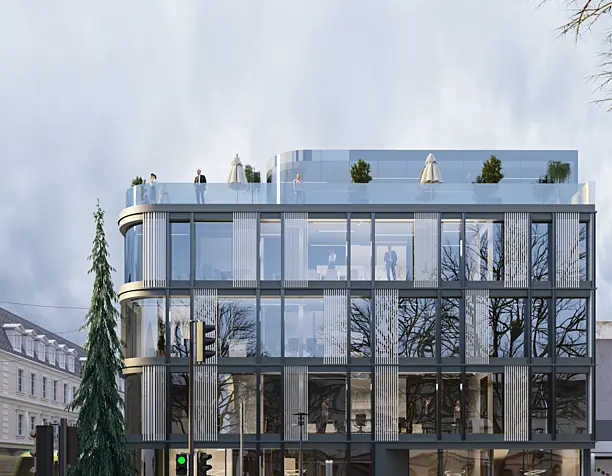 Layout office building in Lviv
