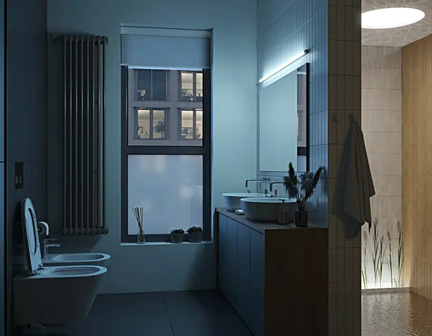 Manhattan modern bathroom