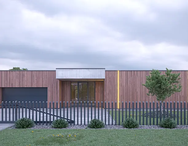 LIVING HOUSE IN RINGAUDAI (сделано по референсу)