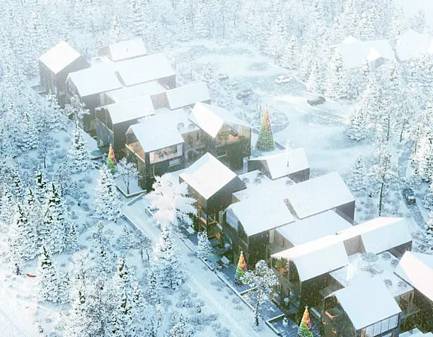 ....apartments, winter....
