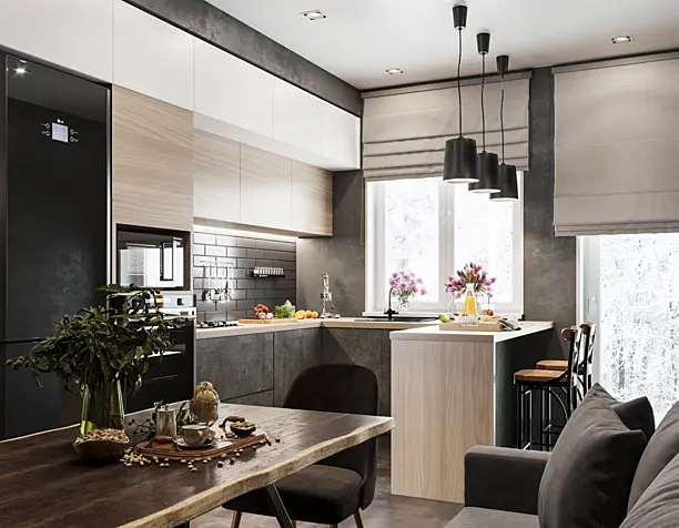 Loft style kitchen