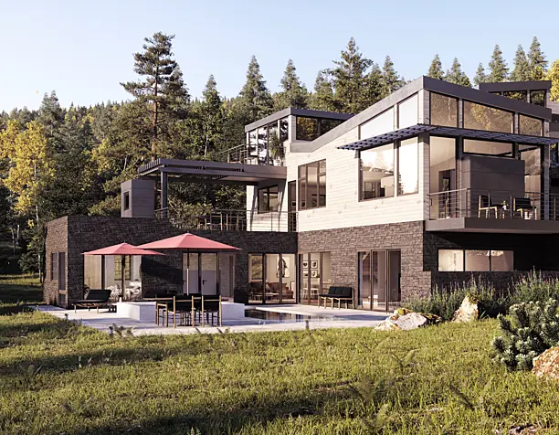 House in the mountains