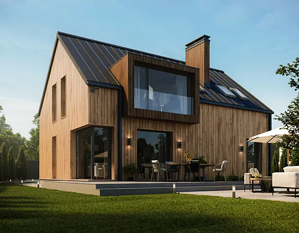 Project of a single-family residential building