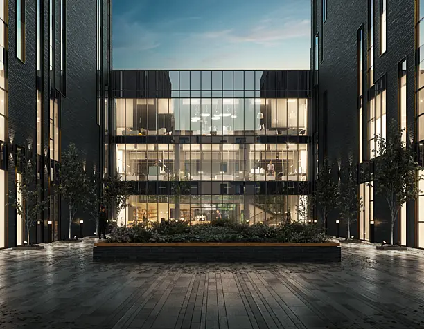 Business center. Garden view.