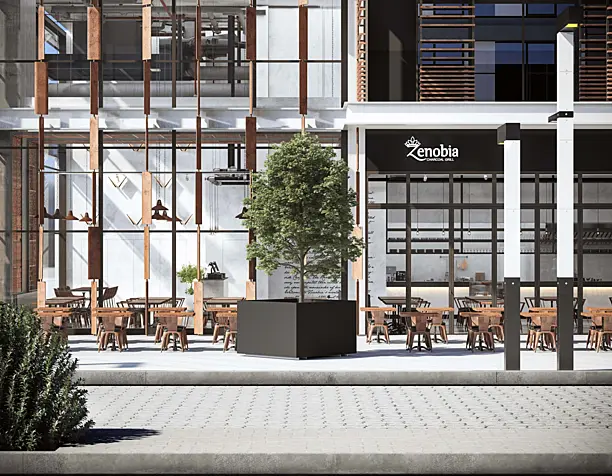 Industrial Restaurant Zenobia – Dubai.