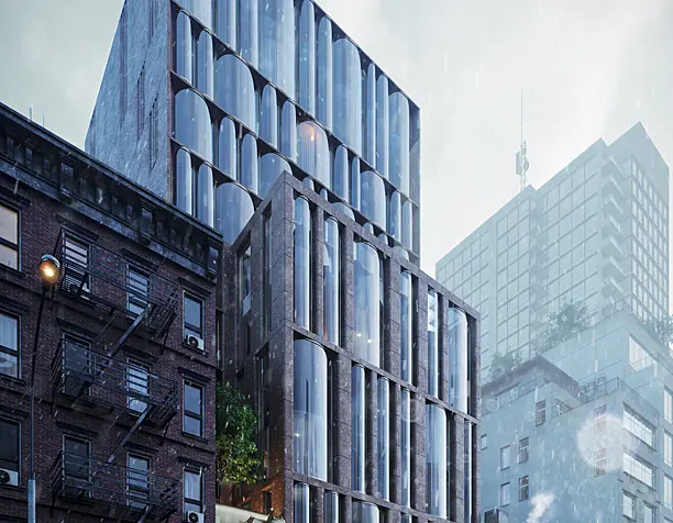 RESIDENTIAL COMPLEX, NEW YORK CITY The Snail Apartments
