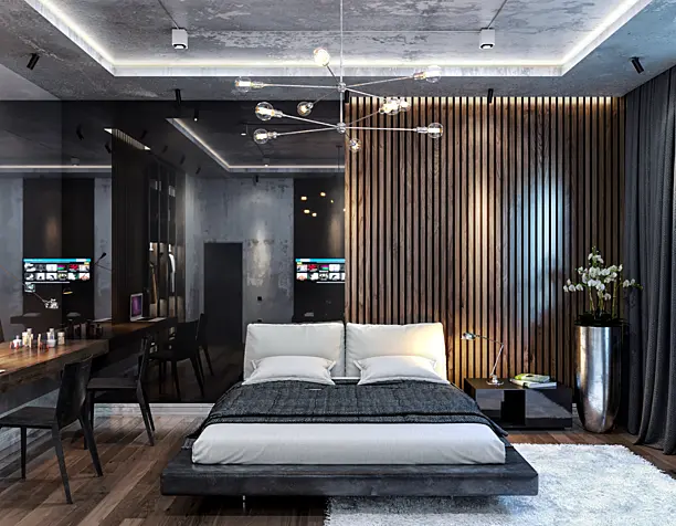 MODERN BEDROOM (LOFT ELEMENTS)