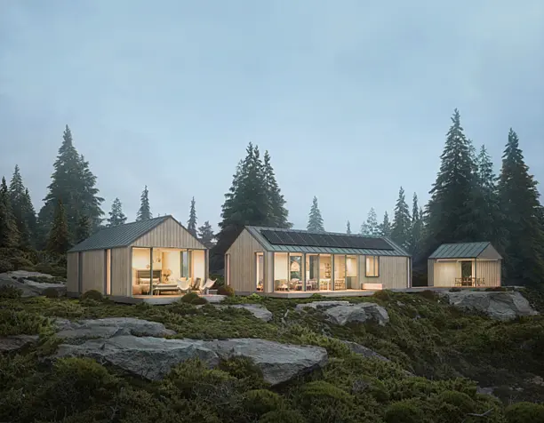 Mountain shelter (сделано по референсу)