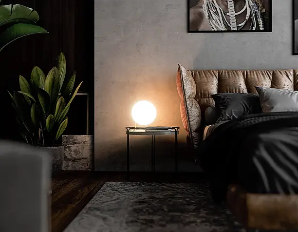 Black apartment in UE4