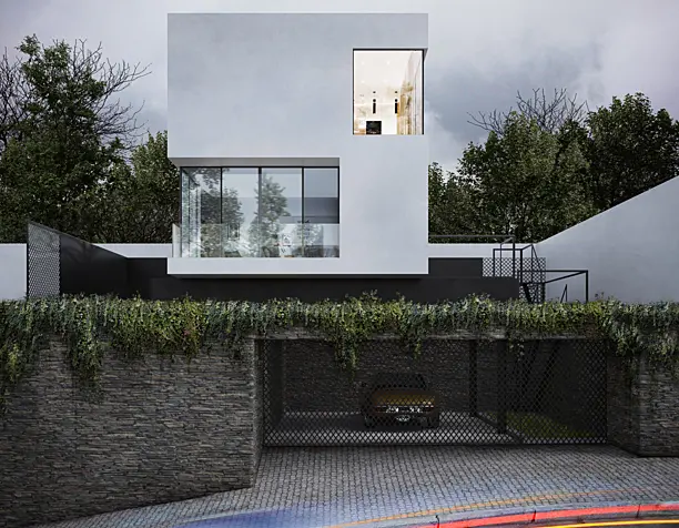 Exterior (сделано по референсу-уроку)