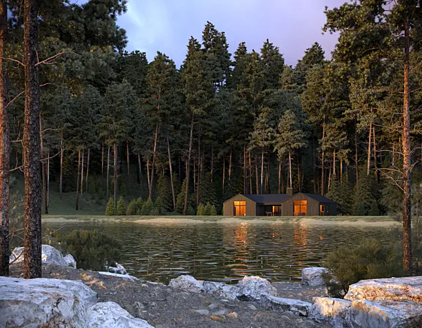 House in forest