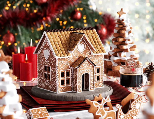 CGI Gingerbread House 3D