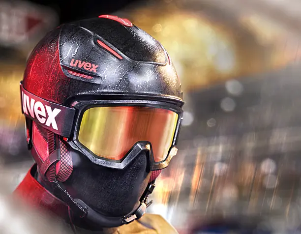 Ski Helmet and Goggles Uvex