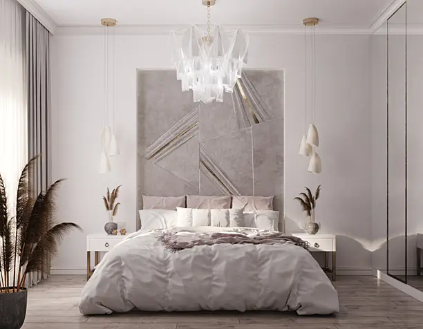 Modern style bedroom
