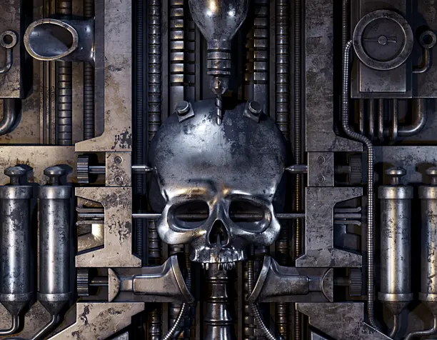 "Landscape XIX" by H.R.Giger in 3d