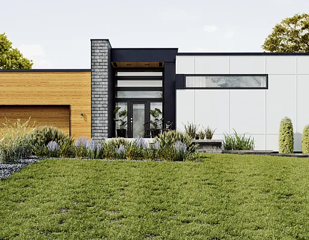 Modern home (сделано по референсу)