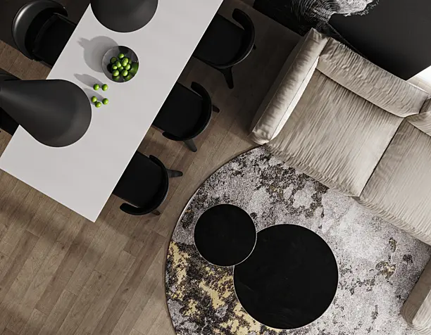 Moder living room & kitchen