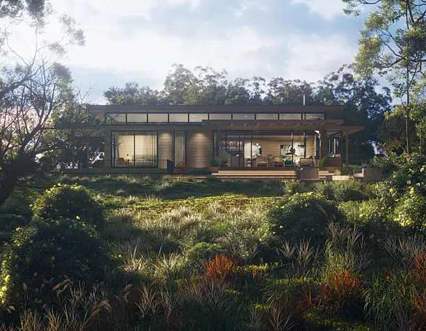 villa on the hill. AU.