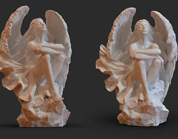 Angel sculpture