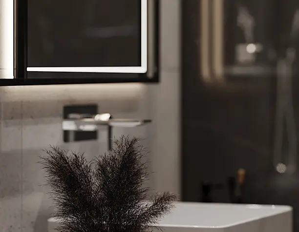 Black bathroom 3