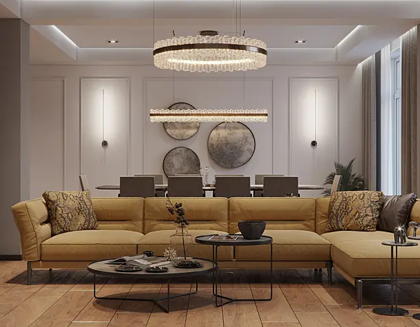 CONTEMPORARY STYLE LIVING ROOM