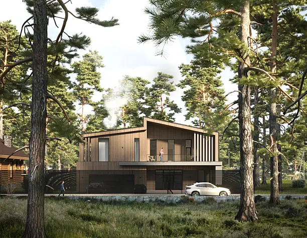 Among the pines