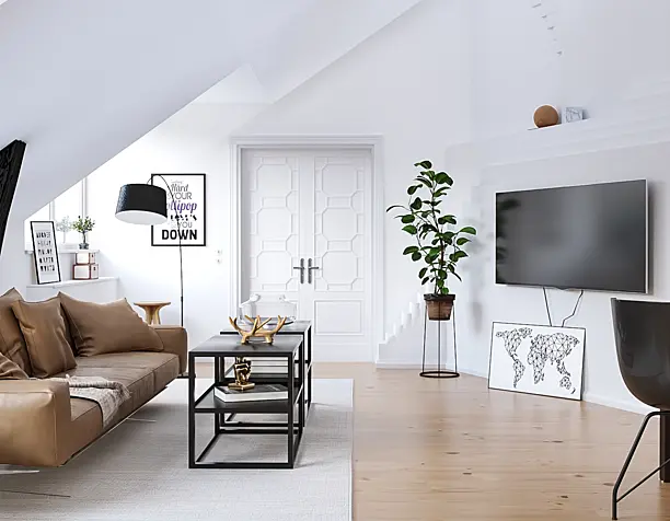 Scandinavian design apartment in Stockholm (сделано по референсу)